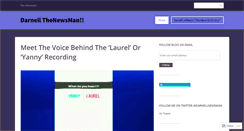 Desktop Screenshot of darnellthenewsman.com